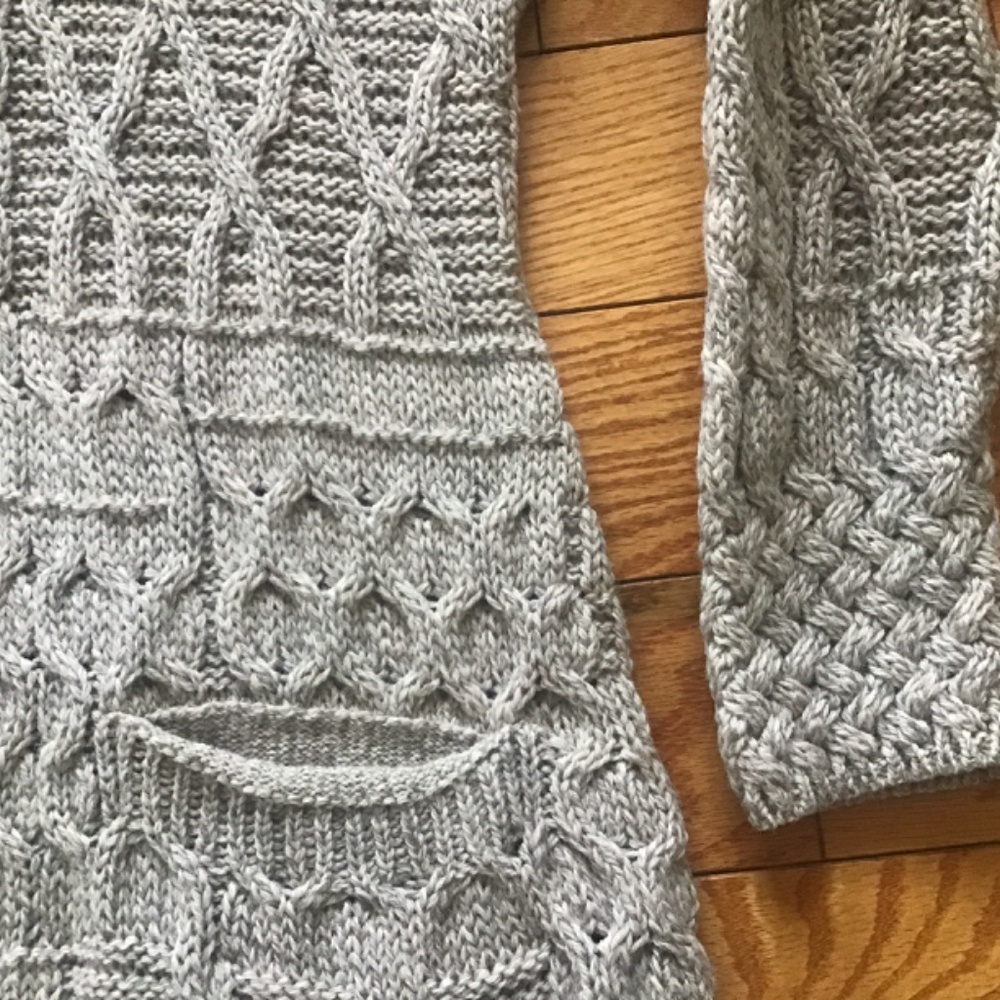 Aran Wool Cardigan - Picture 9 of 13